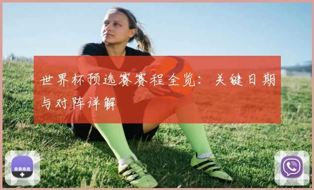 世界杯预选赛赛程全览:关键日期与对阵详解